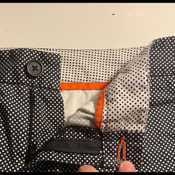 Tommy Hilfiger Black Polka Dot Bermuda Shorts - Picture 4 of 10